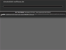 Tablet Screenshot of nimatullahi-sufihaus.de